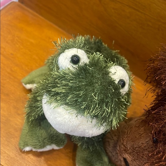 Plush Frog and Dog  Set - Green and Brown webkinz - Picture 3 of 4